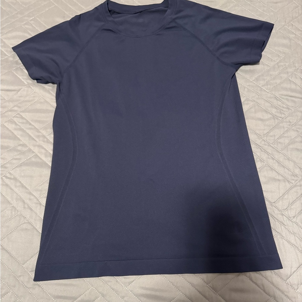 CRZ YOGA Women's Short Sleeve Tee - Twilight Blue